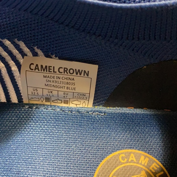CAMEL CROWN Mens Sneakers Running Shoes Lightweight Casual, Blue, Size 12.5 - Picture 4 of 7